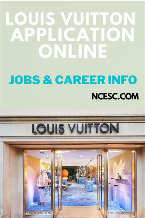 louis vuitton job vacancies.